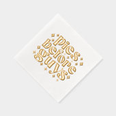 Pies vor Typ Servietten Mit Folie (Rechts)