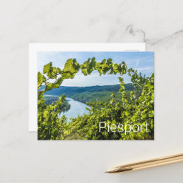 Piesport Moselle Vintage Weintrauben Feiertagspostkarte