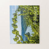 Piesport Moselle Vintage Weintrauben Puzzle (Vertikal)