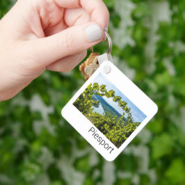 Piesport Moselle Vintage Weintrauben Schlüsselanhänger