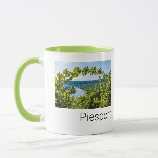 Piesport Moselle Vintage Weintrauben Tasse (Links)