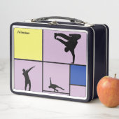 Piet Lieben Dance Mondrian Street Angesagt-hop Lun Metall Brotdose (Beispiel)