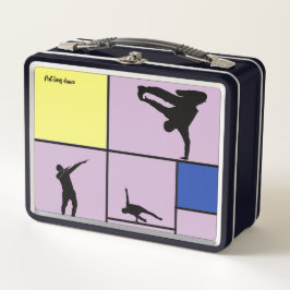 Piet Lieben Dance Mondrian Street Angesagt-hop Lun Metall Brotdose