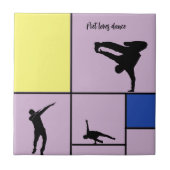 Piet Lieben Dance Mondrian Street Hiphop Style Fliese (Vorderseite)