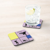 Piet Lieben Dance Mondrian Street Hiphop Style Getränkeuntersetzer (Rechte Seite)