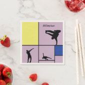 Piet Lieben Dance Mondrian Street Hiphop Style Serviette (Beispiel)