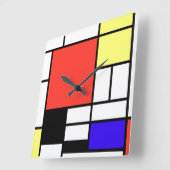 Piet Mondriaan, 1926 Zusammensetzung Quadratische Wanduhr (Winkel)