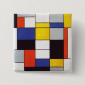 PIET MONDRIAAN - Compositon A 1923 Button (Vorderseite)