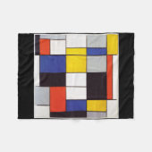 PIET MONDRIAAN - Compositon A 1923 Fleecedecke (Vorderseite (Horizontal))