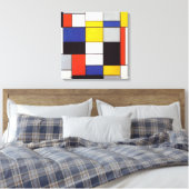 PIET MONDRIAAN - Zusammensetzung A 1923 Leinwanddruck (Insitu (Schlafzimmer))