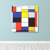 PIET MONDRIAAN - Zusammensetzung A 1923 Leinwanddruck (Insitu (Holzboden))
