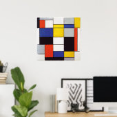 PIET MONDRIAAN - Zusammensetzung A 1923 Poster (Heimbüro)