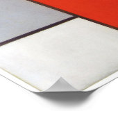 PIET MONDRIAAN - Zusammensetzung A 1923 Poster (Ecke)