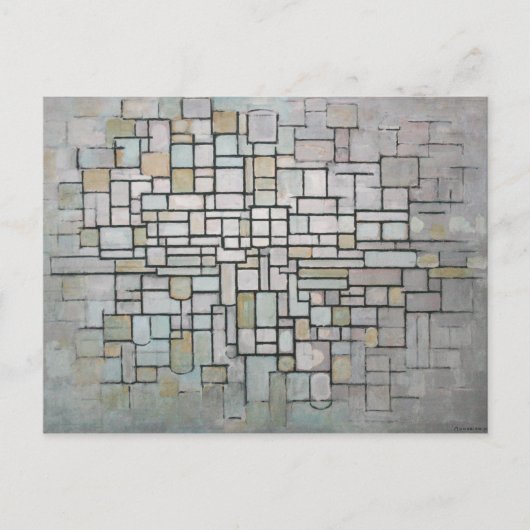 PIET MONDRIAAN - Zusammensetzung Nr. 11 1913 Postkarte (Vorderseite)