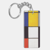 Piet Mondrian-1306 Schlüsselanhänger (Vorderseite links)