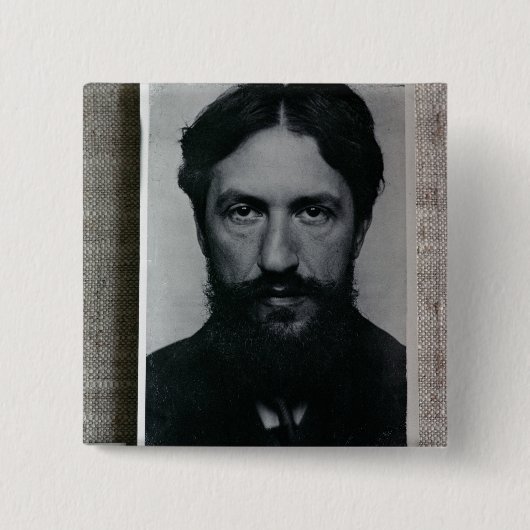 Piet Mondrian (1872-1944), c.1910 (b/w Foto) Button (Vorderseite)