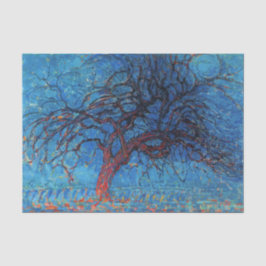 Piet Mondrian Abend: Roter Baum Seidenpapier