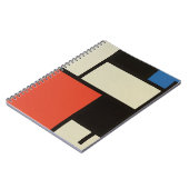 Piet Mondrian Abstrakte Malerei Notizblock (Linke Seite)