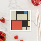 Piet Mondrian Abstrakte Malerei Serviette (Beispiel)