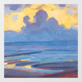 Piet Mondrian Am Meer Berühmtes Gemälde Fensteraufkleber