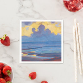Piet Mondrian Am Meer Berühmtes Gemälde Serviette