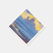 Piet Mondrian Am Meer Berühmtes Gemälde Serviette (Ecke)