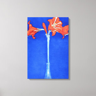 Piet Mondrian - Amaryllis Feine Blumenmalerei Leinwanddruck