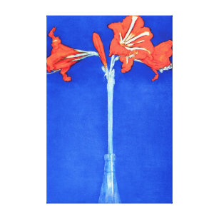 Piet Mondrian - Amaryllis Frische Blume Leinwanddruck