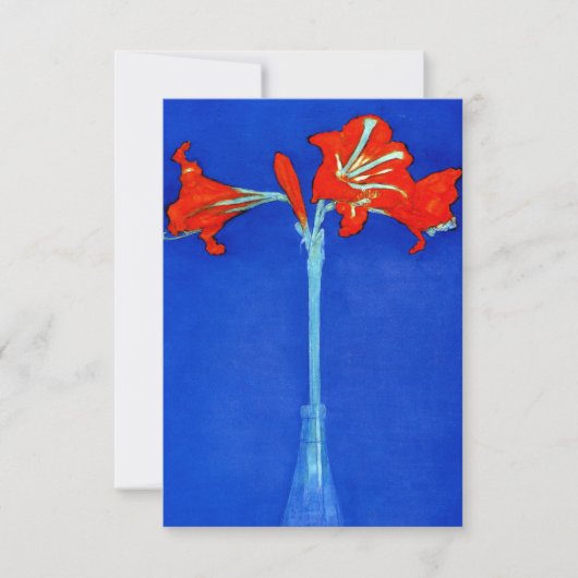 Piet Mondrian Amaryllis Save The Date (Vorderseite)
