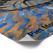 Piet Mondrian Apple Tree Pointillist Version Poster (Ecke)