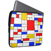 Piet Mondrian Art Abstrakt Art Laptopschutzhülle (Vorne Rechts)