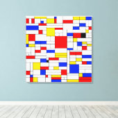 Piet Mondrian Art Abstrakt Art Leinwanddruck (Insitu (Holzboden))