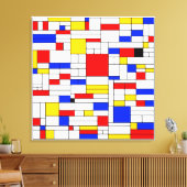 Piet Mondrian Art Abstrakt Art Leinwanddruck (Insitu (Wohnzimmer))