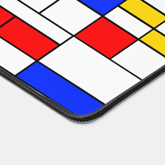 Piet Mondrian Art Abstrakt Art Schreibtischunterlage (Ecke)