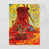 Piet Mondrian art, Mill in Sunlight, 1908 Postkarte (Vorderseite)