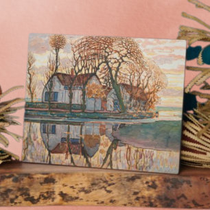 Piet Mondrian - Bauernhof bei Duivendrecht Reprint Fotoplatte