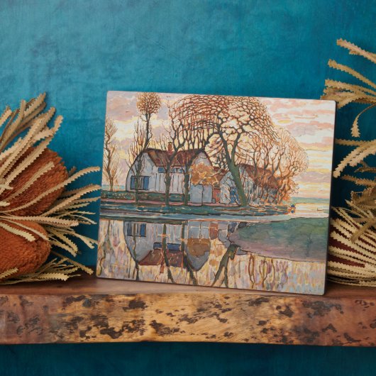 Piet Mondrian - Bauernhof bei Duivendrecht Reprint Fotoplatte (Seite)