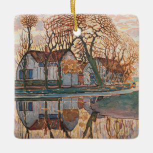 Piet Mondrian - Bauernhof in der Nähe von Duivendr Keramikornament