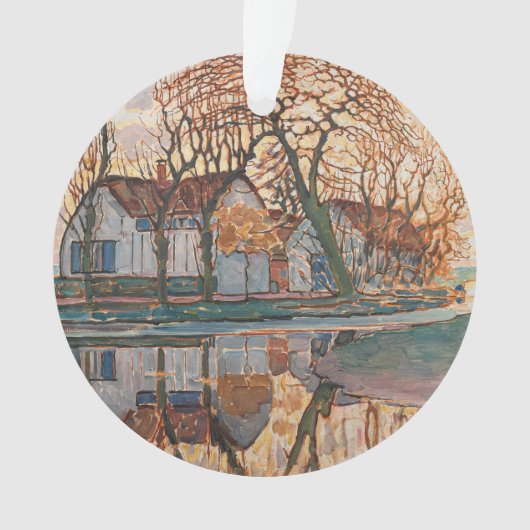 Piet Mondrian - Bauernhof in der Nähe von Duivendr Ornament (Vorderseite)