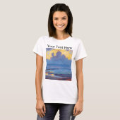 Piet Mondrian Berühmtes Gemälde am Meer T-Shirt (Vorne ganz)