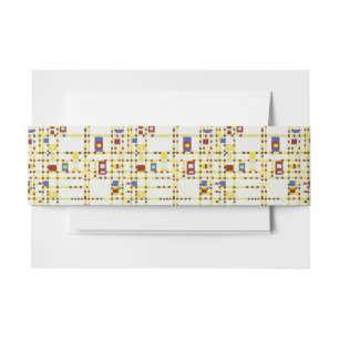 Piet Mondrian Broadway Boogie Woogie Abstrakte Kun Einladungsbanderole