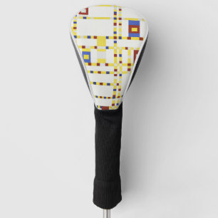 Piet Mondrian Broadway Boogie Woogie Abstrakte Kun Golf Headcover