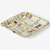 Piet Mondrian Broadway Boogie Woogie Abstrakte Kun Pappteller (Gewinkelt)