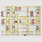 Piet Mondrian Broadway Boogie Woogie Abstrakte Kun Seidenpapier (Vorderseite)