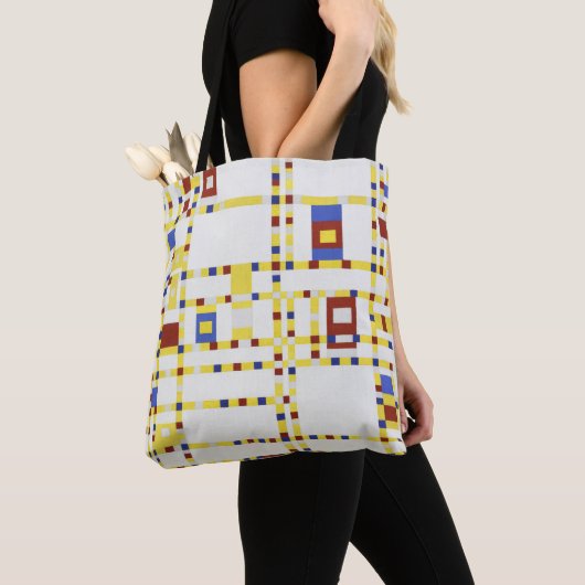 Piet Mondrian Broadway Boogie Woogie Abstrakte Kun Tasche (Von Nahem)
