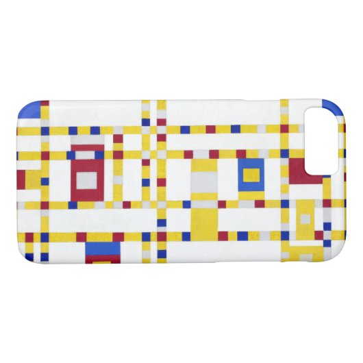 Piet Mondrian Broadway Boogie Woogie Case-Mate iPhone Hülle (Rückseite (Horizontal))