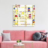 Piet Mondrian Broadway Boogie Woogie Leinwanddruck (Insitu (Wohnzimmer))