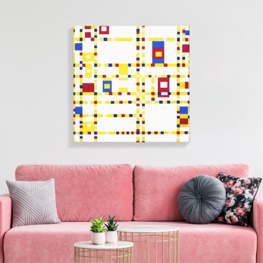 Piet Mondrian Broadway Boogie Woogie Leinwanddruck (Insitu (Wohnzimmer))