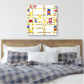 Piet Mondrian Broadway Boogie Woogie Leinwanddruck (Insitu (Schlafzimmer))