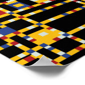 Piet Mondrian - Broadway Boogie Woogie Moderne Kun Poster (Ecke)
